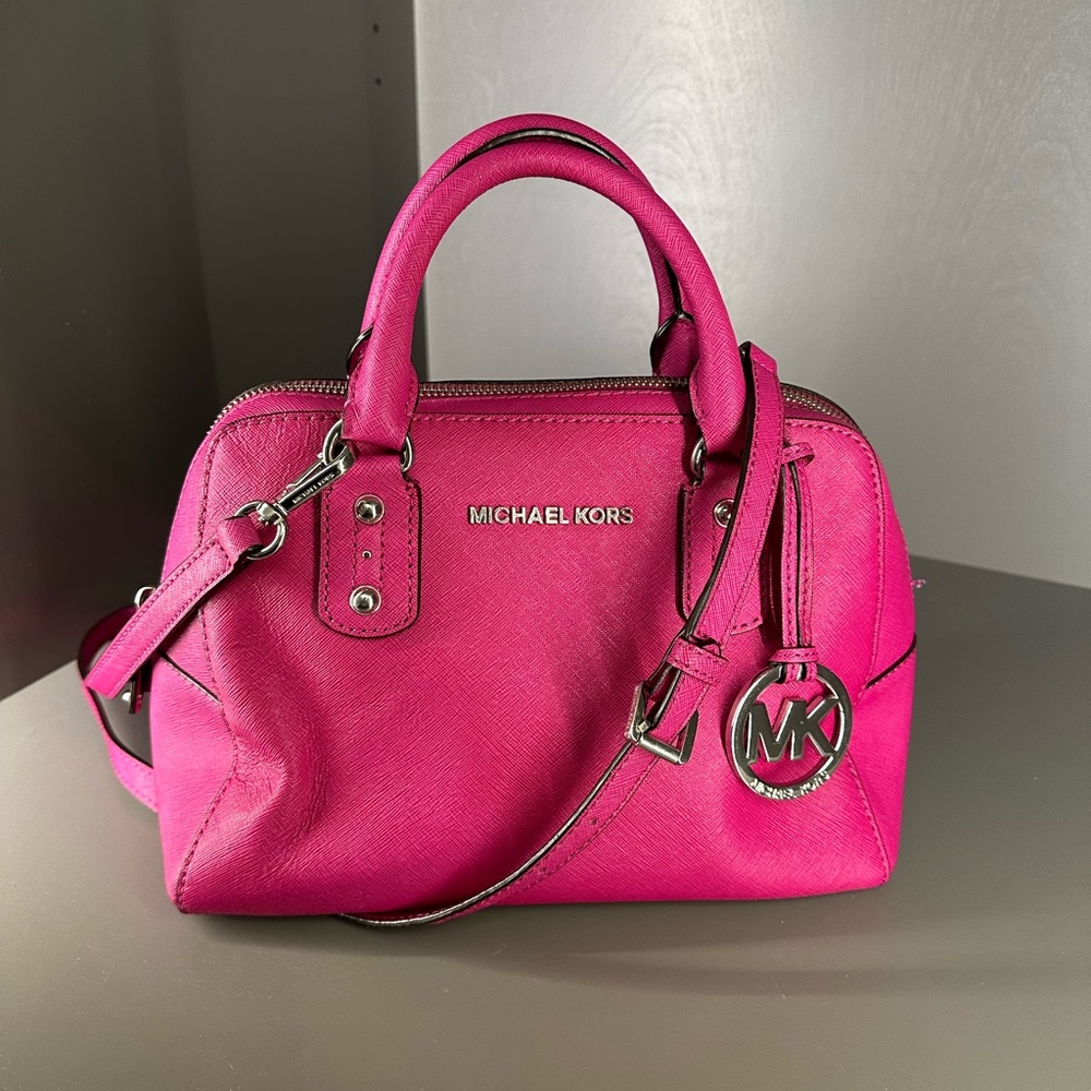Michael Kors Hot Pink Handbag- Barbie Excellent Condition